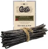 50 Organic Madagascar Whole Vanilla Beans Grade A Vanilla Pods