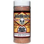 John Henry&#039;s Apple Jerk Chicken Rub\xa0Seasoning Ribs Veggies 11 Oz Bottle