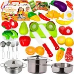 FUNERICA Pretend Play Food Set