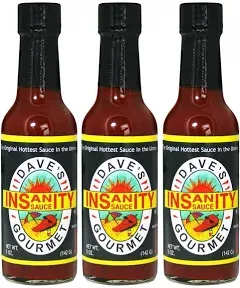 Dave's Gourmet Hot Sauce, 5-Ounce (Insanity)