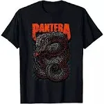 Pantera unisex Adult Venomous T-Shirt Black S Ringspun Cotton unisex T-Shirt