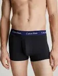 Calvin Klein Men&#039;s NU2664064 Cotton Stretch 3-Pack Low Rise Trunk Black Size S