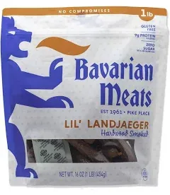 Bavarian Meats Lil' Landjaeger Hardwood Smoked Sticks