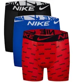 Boys Nike 3 Pack Essential Boxer Briefs