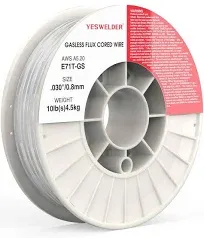 Gasless Flux-Cored Mig Welding Wire E71T-GS .030 .035 on 10 lbs Spool 71T-GS