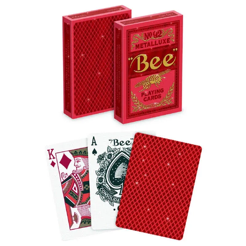 Bee Metalluxe Red Bicycle 10022593