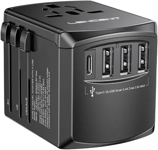 LENCENT Universal Travel Adapter