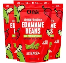 The Only Bean Edamame Roasted Crunchy Sriracha