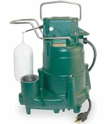 Zoeller 1/2 HP Submersible Sump Pump