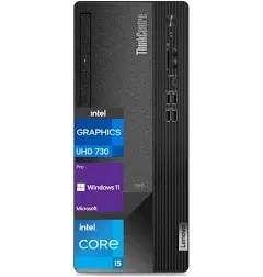 Lenovo ThinkCentre Neo 50t Gen 3 Business Tower Desktop Intel Core i5-12400 RAM SSD