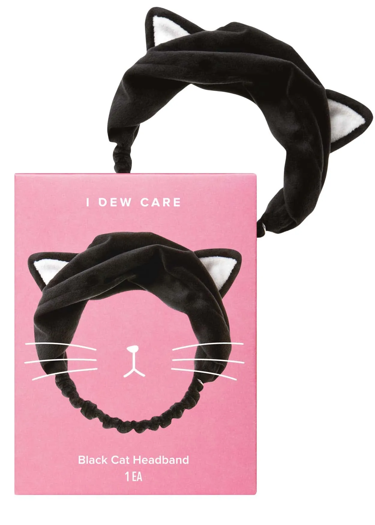 I Dew Care Black Cat Headband