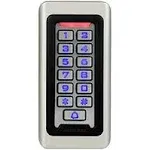 Tivdio Access Control Keypad Door Keypad Outdoor Waterproof IP68 Metal Case RFID 125KHz Keypad Single Door Stand-Alone with 2000 JJ222579