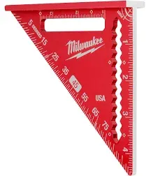 Milwaukee MLSQ040 4-1/2&#034; Trim Square Hi-Visibility Measure Trim Square