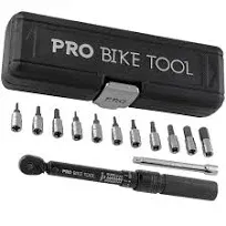 1/4 Inch Drive Click Bike Torque Wrench Set – 2 to 20 Nm – Bicycle Torque Wrench