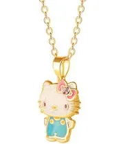 Hello Kitty Kuromi Crystal Pendant Necklace