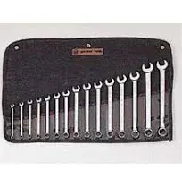 Wright Tool 15 Pc. Full Polish Metric Combination Wrench Set