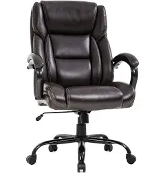 Office Chair 500lbs Wide Seat Ergonomic Desk Chair PU Computer Chair Task High Back Executive Chair with Lumbar Support