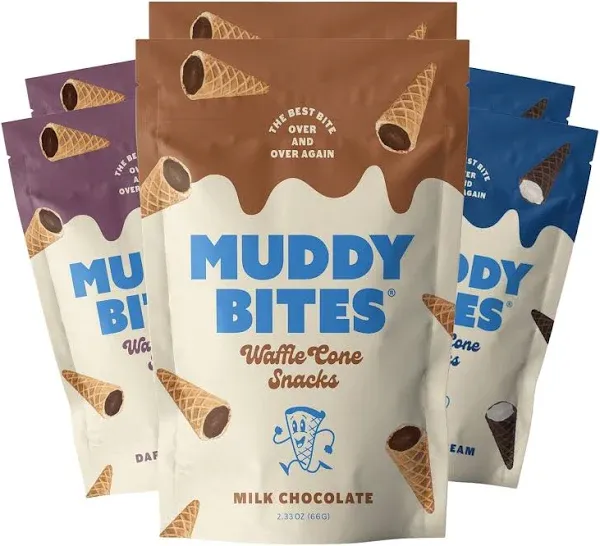 Muddy Bites Waffle Cone Snacks