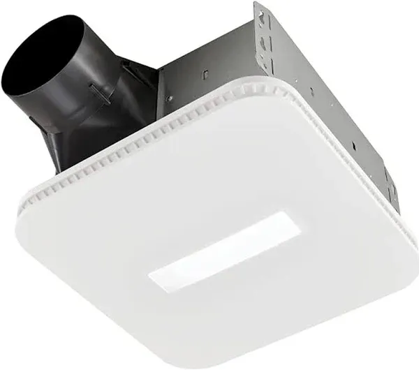 Broan 110 CFM Bathroom Exhaust Fan with CCT LED Light and CleanCover Grille