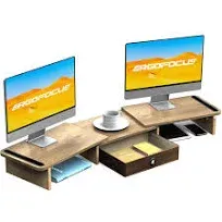 ErgoFocus Dual Monitor Stand Riser