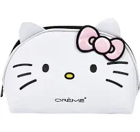 THE CREME SHOP X HELLO KITTY pink bow travel cosmetic bag