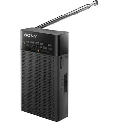 Sony ICF-P27 Portable Radio with Speaker and Am/fm Tuner