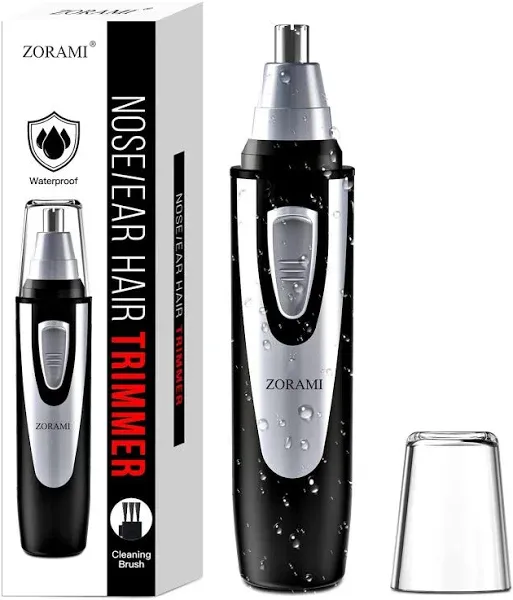 Ear and Nose Hair Trimmer Clipper - 2021 Professional Painless Eyebrow & Facial Hair Trimmer for Men Women, Battery-Operated Trimmer with Ipx7