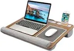 HUANUO Lap Desk - Fits Up to 17 Inches Laptop Desk, Built in Mouse Pad & Wrist Pad for