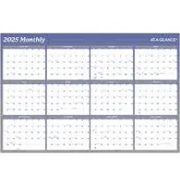 AT-A-GLANCE Reversible Yearly Wall Calendar