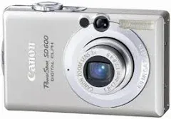 Canon PowerShot Digital ELPH SD600 FOR PARTS OR REPAIR NO POWER ‼️‼️