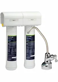 EcoPure ECOP20 Dual Stage Undersink Water Filtration System