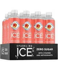 Sparkling Ice Peach Nectarine Sparkling Spring Water 12-17 fl. oz. Bottles