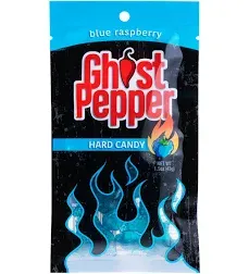 Flamethrower Blue Raspberry Ghost Pepper Candy