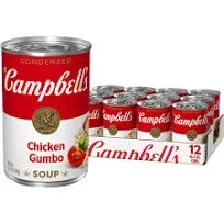 Campbell&#039;s Condensed Chicken Gumbo Soup 🍛10.5 Ounce Can (12 pack)