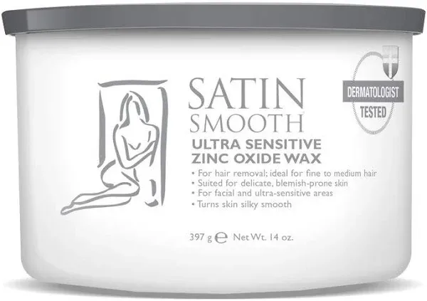 Satin Smooth Wax - Zinc Oxide Wax 14oz.