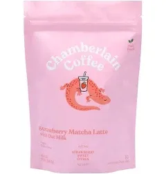 Chamberlain Coffee Latte With Oat Milk, Strawberry Matcha (10 oz)