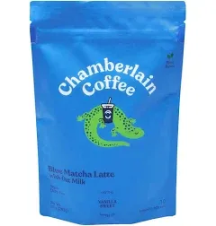 Chamberlain Coffee Matcha Latte, with Oat Milk, Blue - 10 oz