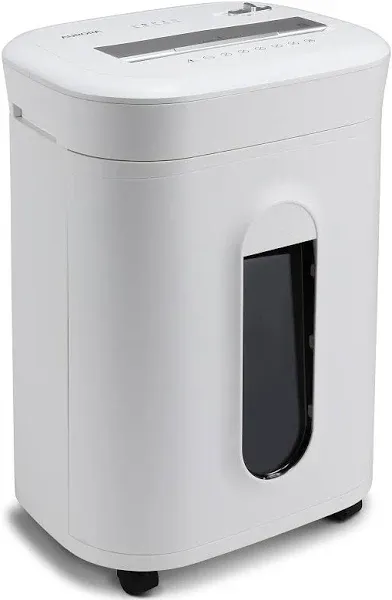 Aurora Professional Grade 10-Sheet High Security Micro-Cut Paper and Credit Card Shredder/ 60 Minutes/Security Level P-5, White