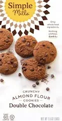 Simple Mills Crunchy Double Chocolate Cookies