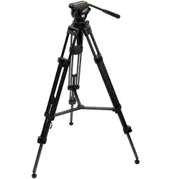 Magnus VT-4000 Tripod System with Fluid Head and Bag