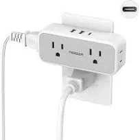 TESSAN Electrical Multiple Outlet Extender