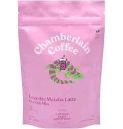 Chamberlain Coffee Lavender Matcha Latte with Oat Milk