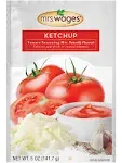 Mrs. Wages Ketchup Tomato Seasoning Mix, 5 oz. Pouch (Pack of 4)