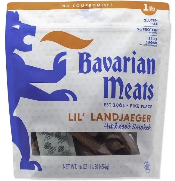 Bavarian Meats Lil LandJaeger Sticks Hardwood Smoked 16 oz. | ShelHealth