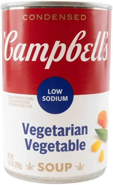 Campbell's Low Sodium Vegetarian Vegetable Soup