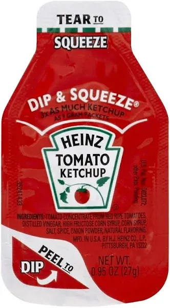 Heinz Ketchup Dip & Squeeze Single Serve