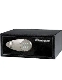 Security Safe, Medium-Wide Digital Lock Safe, 0.7 Cubic Feet, X075