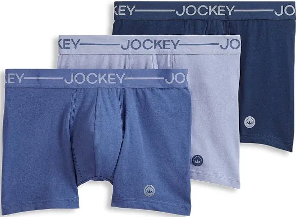 "Jockey Men's Organic Cotton Stretch 4"" Trunk