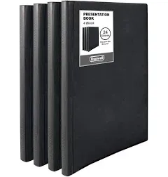 Dunwell Binder with Plastic Sleeves 60-Pocket Presentation Book 85X11