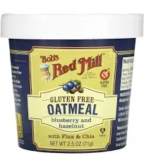 Bob's Red Mill Hazelnut Blueberry Oatmeal Cup